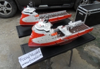 custom made model of ULSTEIN PX121H Platform Supply Vessel (83.4m)